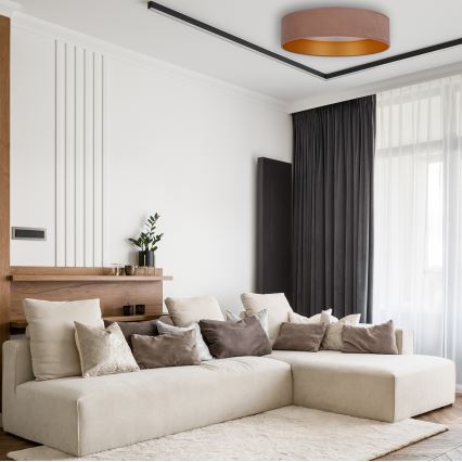 Brilagi - Светодиодный потолочный светильник VELVET LED/12W/230V диаметр 30 см 3000K/4000K/6400K бежевый/золотистый