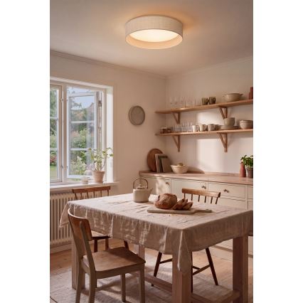 BRILAGI - светодиодный потолочный светильник VELVET SIMPLE LED/24 Вт/230 В/3000 К Ø 45 см белый