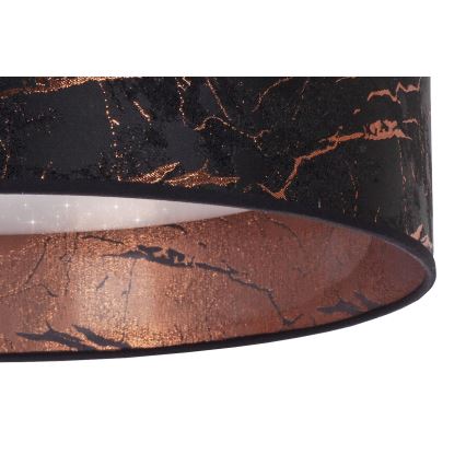 Brilagi - Светодиодный потолочный светильник VELVET STAR LED/24W/230V диаметр 40 см 3000K/4000K/6400K черный/медный