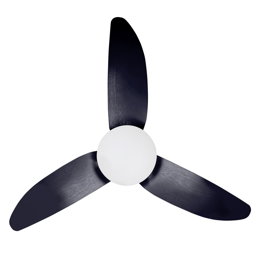 Brilagi - Светодиодный регулируемый потолочный вентилятор LED/30W/230V 3000-6500K черный + пульт дистанционного управления