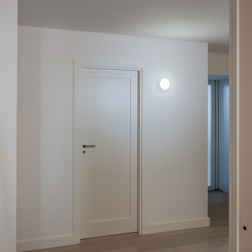 Brilagi - Светодиодный потолочный промышленный светильник SIMA LED/12W/230V IP65 белый