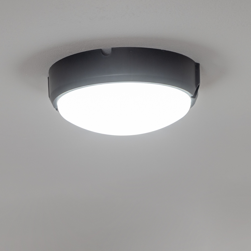 Brilagi - Светодиодный потолочный промышленный светильник SIMA LED/12W/230V IP65 черный