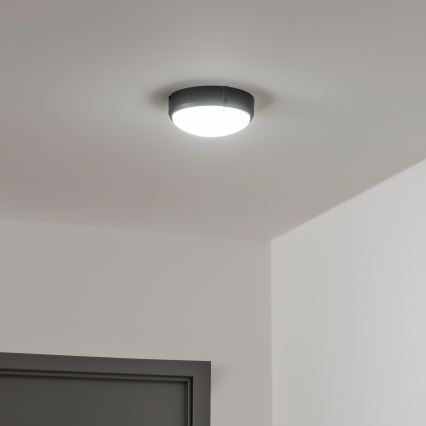 Brilagi - Светодиодный потолочный промышленный светильник SIMA LED/12W/230V IP65 черный