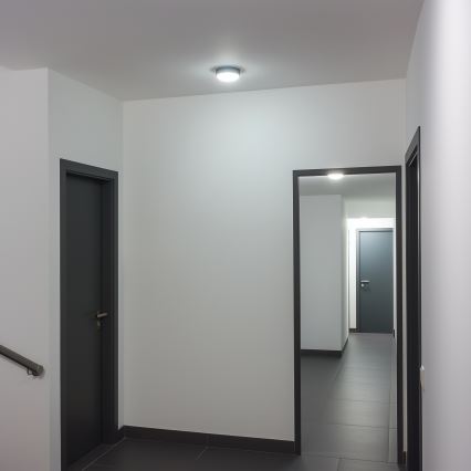Brilagi - Светодиодный потолочный промышленный светильник SIMA LED/12W/230V IP65 черный