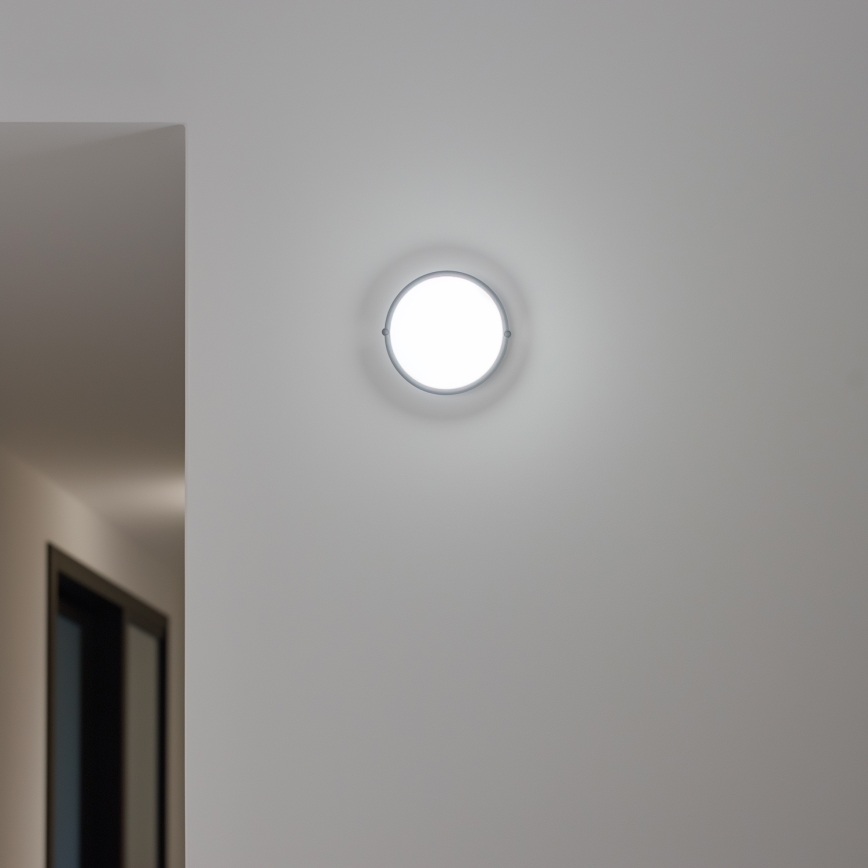 Brilagi - Светодиодный потолочный промышленный светильник SIMA LED/12W/230V IP65 черный