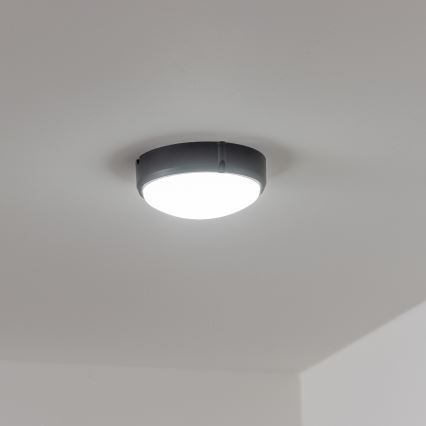 Brilagi - Светодиодный потолочный промышленный светильник SIMA LED/12W/230V IP65 черный