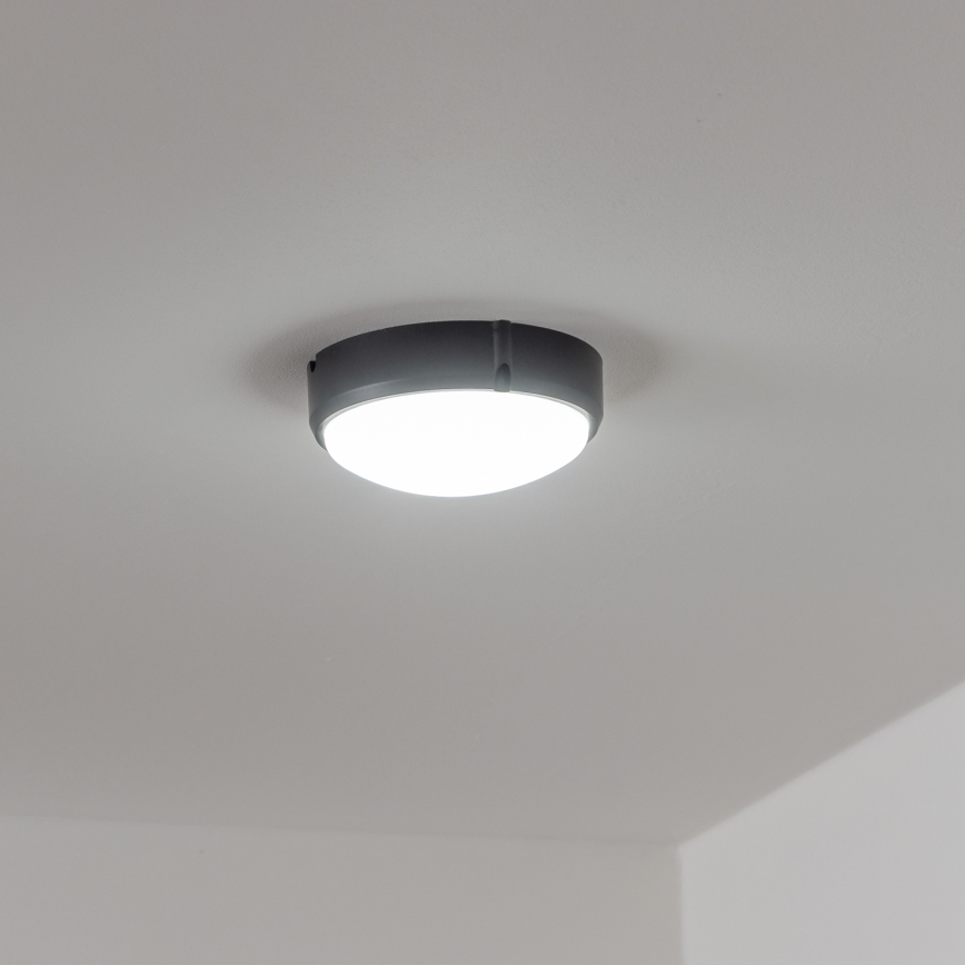 Brilagi - Светодиодный потолочный промышленный светильник SIMA LED/12W/230V IP65 черный