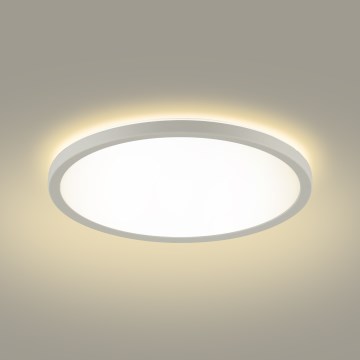 Brilagi - Светодиодный потолочный RGBW-светильник с регулированием яркости ULTRA SLIM LED/18W/230V 2700-6500K диаметр 30 см белый + дистанционное управление
