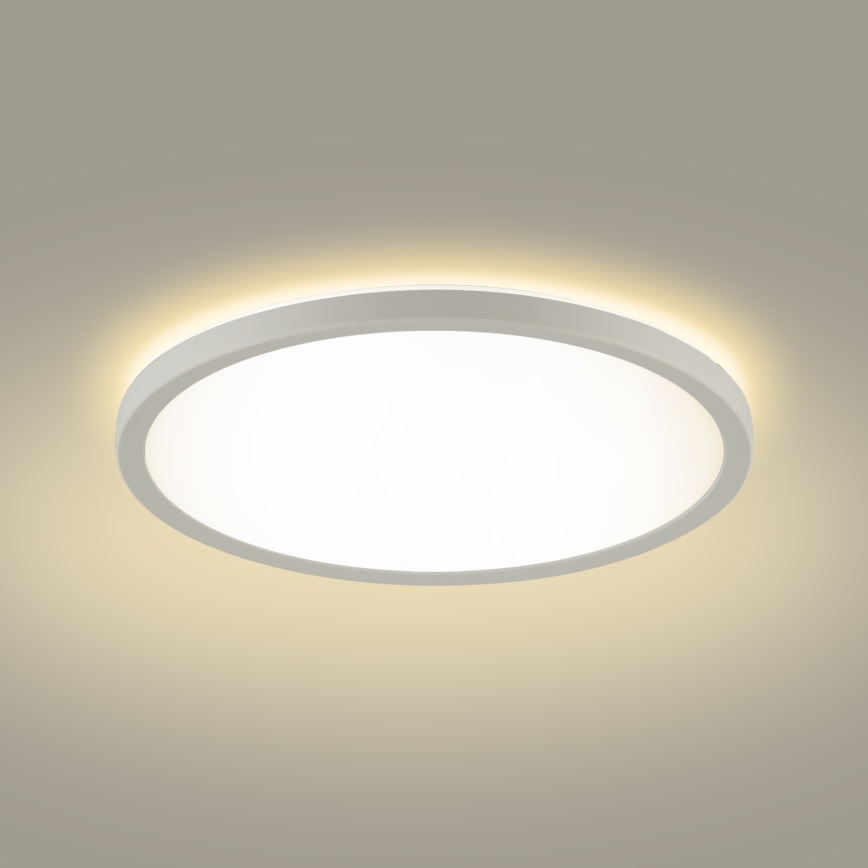 Brilagi - Светодиодный потолочный RGBW-светильник с регулированием яркости ULTRA SLIM LED/18W/230V 2700-6500K диаметр 30 см белый + дистанционное управление