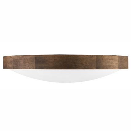 Brilagi - Светодиодный потолочный светильник CARVALHO SLIM 3xE27/60W/230V дуб диаметр 47 см