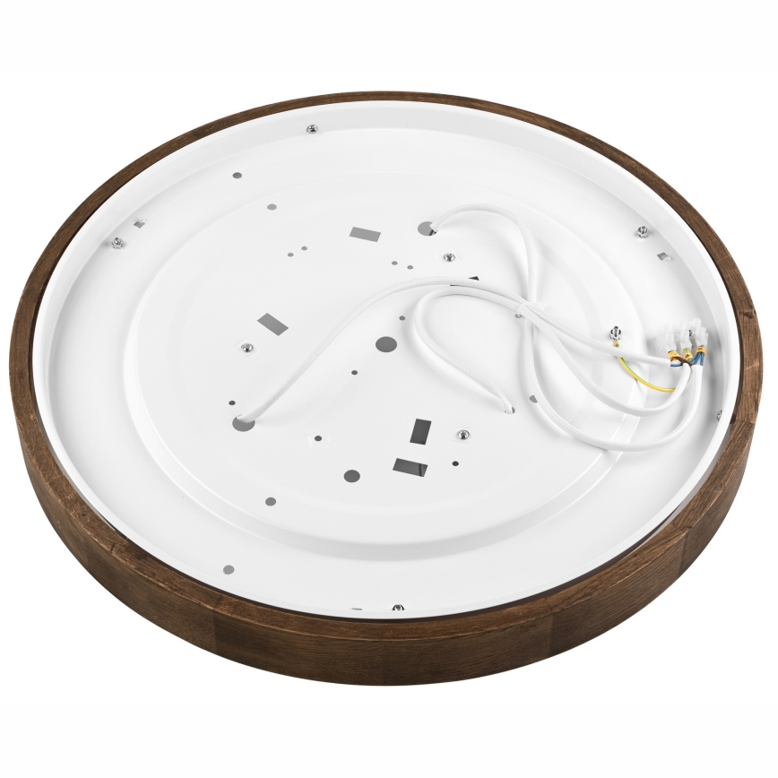 Brilagi - Светодиодный потолочный светильник CARVALHO SLIM 3xE27/60W/230V дуб диаметр 47 см