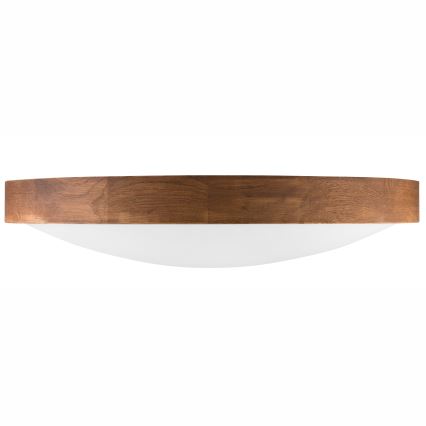 Brilagi - Светодиодный потолочный светильник CARVALHO SLIM 3xE27/60W/230V дуб вишня диаметр 47 см