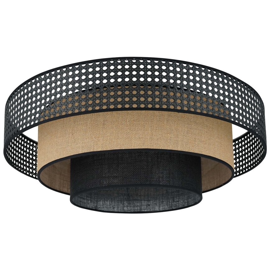 Brilagi - Светодиодный потолочный светильник DAKOTA LUNETA LED/12W/230V диаметр 60 см 3000K/4000K/6400K черный/бежевый