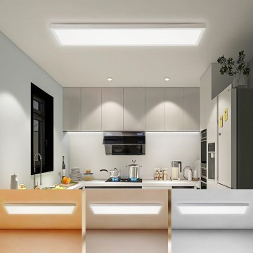 Brilagi - светодиодный потолочный светильник для ванной FRAME LED/50W/230V 120x30 cm 3000/4000/6000K IP44 белый