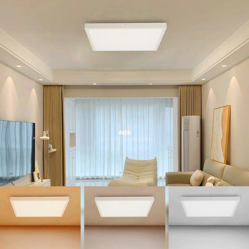 Brilagi - Светодиодный потолочный светильник для ванной комнаты FRAME LED/50W/230V 60x60 см 3000/4000/6000K IP44 белый