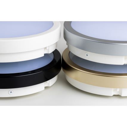 Brilagi - Светодиодный потолочный светильник для ванной комнаты PERA LED/18W/230V диаметр 22 см IP65 черный