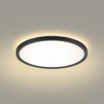 Brilagi - Светодиодный потолочный светильник для ванной комнаты ULTRA SLIM LED/24W/230V 42x42 см черный IP54