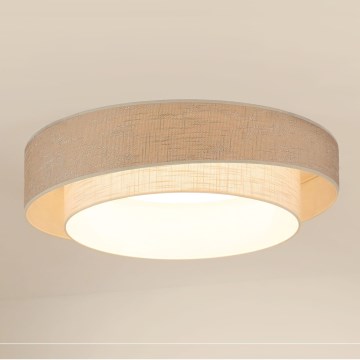 Brilagi - Светодиодный потолочный светильник DOVER SHINE LED/26W/230V диаметр 60 см серый/кремовый