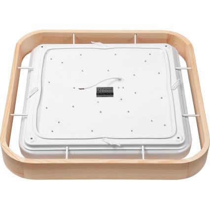 Brilagi - Светодиодный потолочный светильник MANAROLA CUBIC LED/24W/230V 3000-6500K сосна + пульт ДУ
