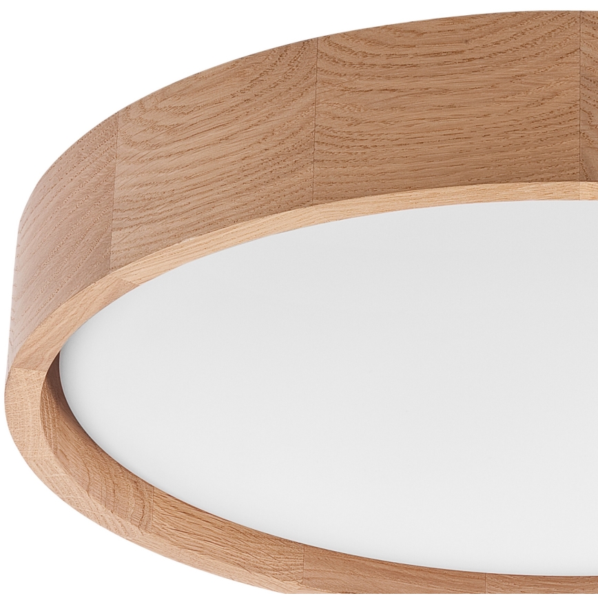 Brilagi - Светодиодный потолочный светильник MANAROLA SIMPLE LED/24W/230V 3000K дуб диаметр 41 см