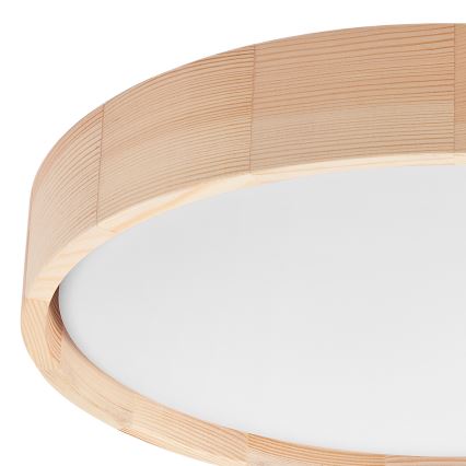 Brilagi - Светодиодный потолочный светильник MANAROLA SIMPLE LED/24W/230V 3000K сосна диаметр 41 см