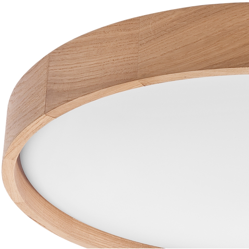 Brilagi - Светодиодный потолочный светильник MANAROLA SMART LED/36W/230V 2700-6500K дуб диаметр 51 см Wi-Fi + дистанционное управление Tuya