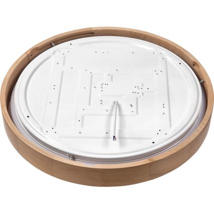 Brilagi - Светодиодный потолочный светильник MANAROLA SMART LED/36W/230V 2700-6500K дуб диаметр 51 см Wi-Fi + дистанционное управление Tuya