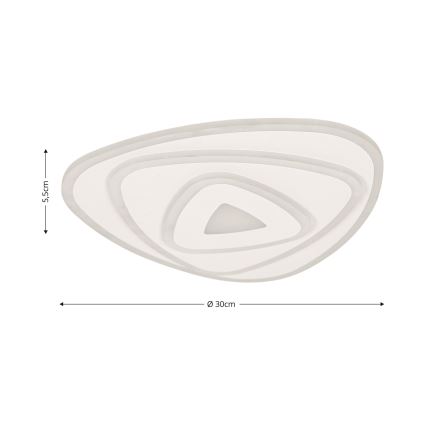 Brilagi - Светодиодный потолочный светильник с регулированием яркости MODERN MINI LED/45W/230V 3000/4000/6000K + дистанционное управление
