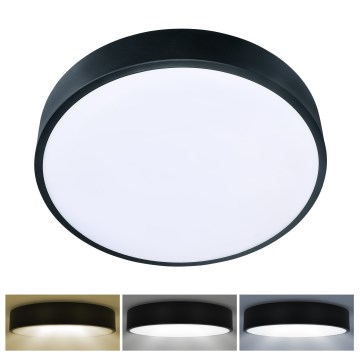 Brilagi - Светодиодный потолочный светильник POOL LED/36W/230V 3000/4000/6000K диаметр 30 см черный
