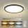 Brilagi - Светодиодный потолочный светильник с диммером ULTRA SLIM LED/24W/230V 2700-6500K диаметр 42 см черный + пульт дистанционного управления