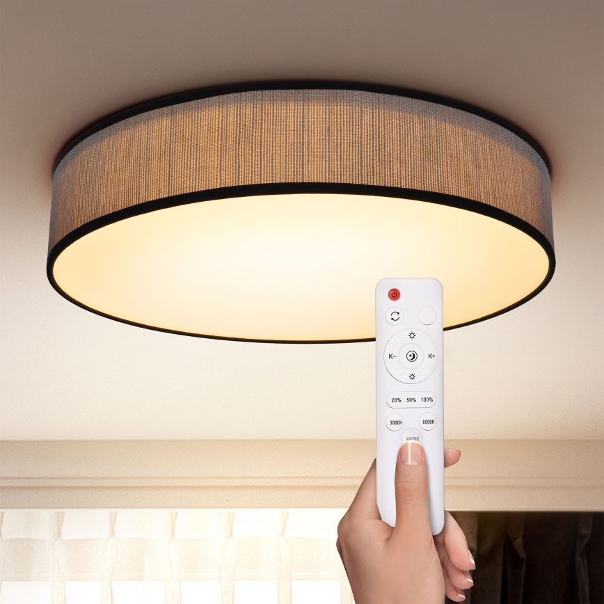 Brilagi - Светодиодный потолочный светильник с регулированием яркости AURORA LED/48W/230V 3000-6500K диаметр 40 см + дистанционное управление