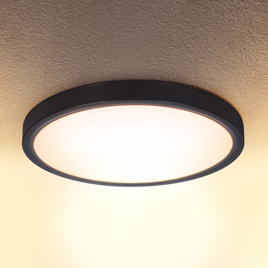 Brilagi - Светодиодный потолочный светильник с регулированием яркости ESTELA LED/36W/230V 3000-6500K диаметр 30 см черный + дистанционное управление