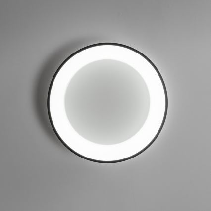 Brilagi - Светодиодный потолочный светильник с регулированием яркости FALCON LED/80W/230V 3000-6500K диаметр 60 см черный + дистанционное управление