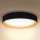 Brilagi - Светодиодный потолочный светильник с регулированием яркости LARIOS LED/48W/230V 3000-6500K диаметр 39 см черный + дистанционное управление