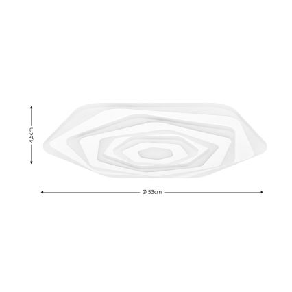 Brilagi - Светодиодный потолочный светильник с регулированием яркости MODERN LED/85W/230V 2700-6500K диаметр 53 см + дистанционное управление