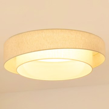 Brilagi - Светодиодный потолочный светильник с регулированием яркости SHINE LED/24W/230V 3000/4000/6500K кремовый + дистанционное управление
