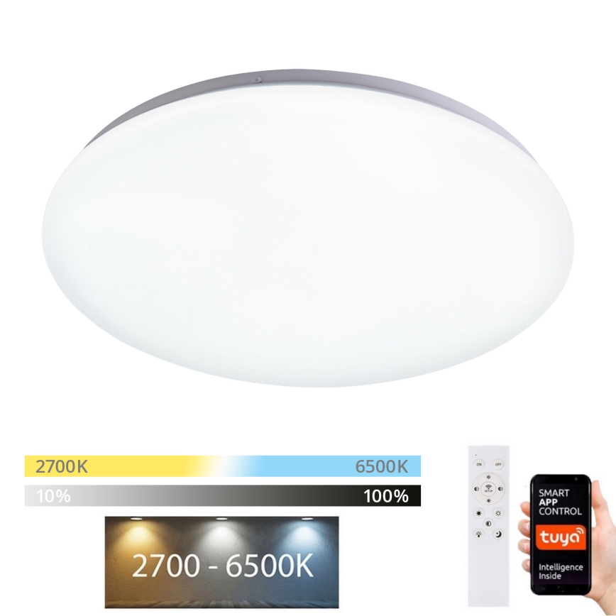 Brilagi - Светодиодный потолочный светильник с регулированием яркости SMART LED/24W/230V 2700-6500K Wi-Fi Tuya + дистанционное управление