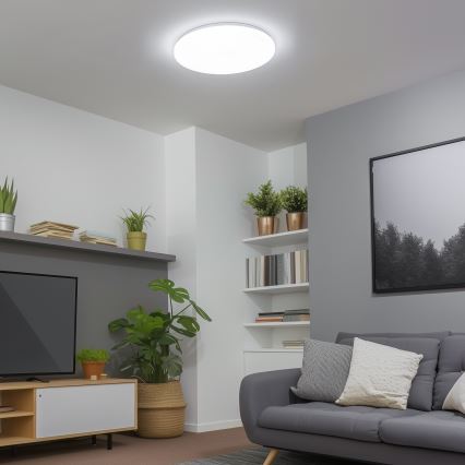 Brilagi - Светодиодный потолочный светильник с регулированием яркости SMART LED/24W/230V 2700-6500K Wi-Fi Tuya + дистанционное управление