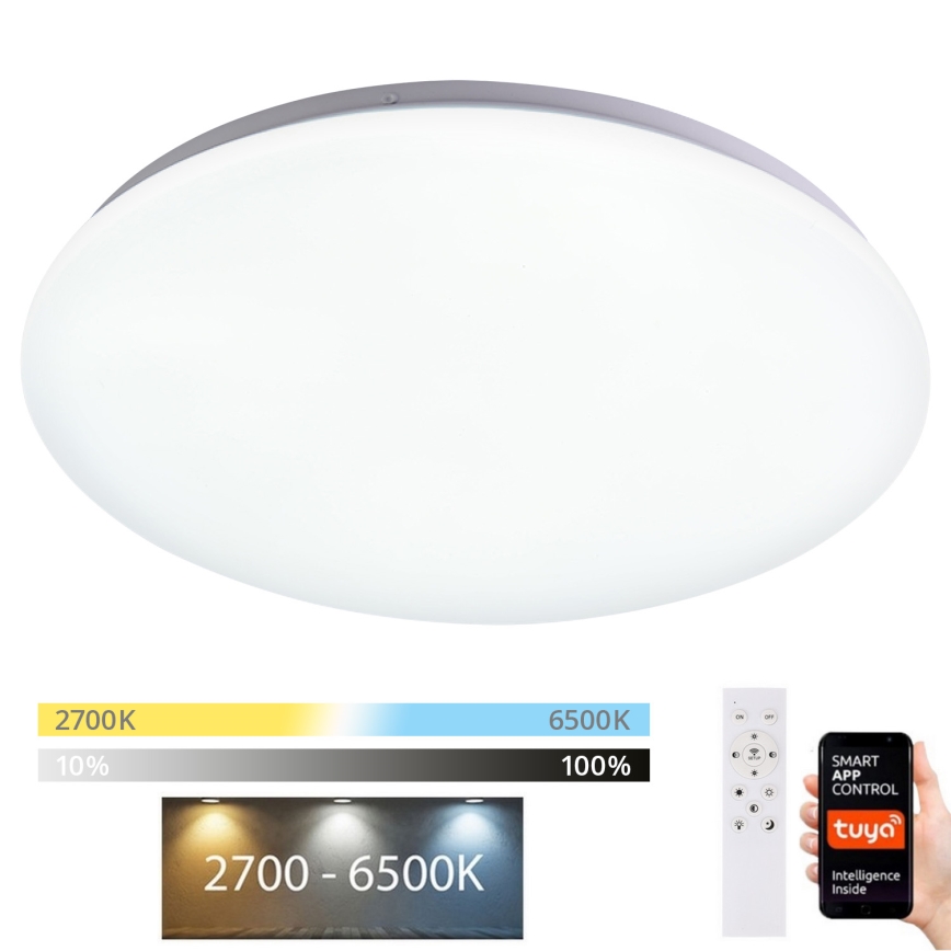 Brilagi - Светодиодный потолочный светильник с регулированием яркости SMART LED/36W/230V 2700-6500K Wi-Fi Tuya + дистанционное управление