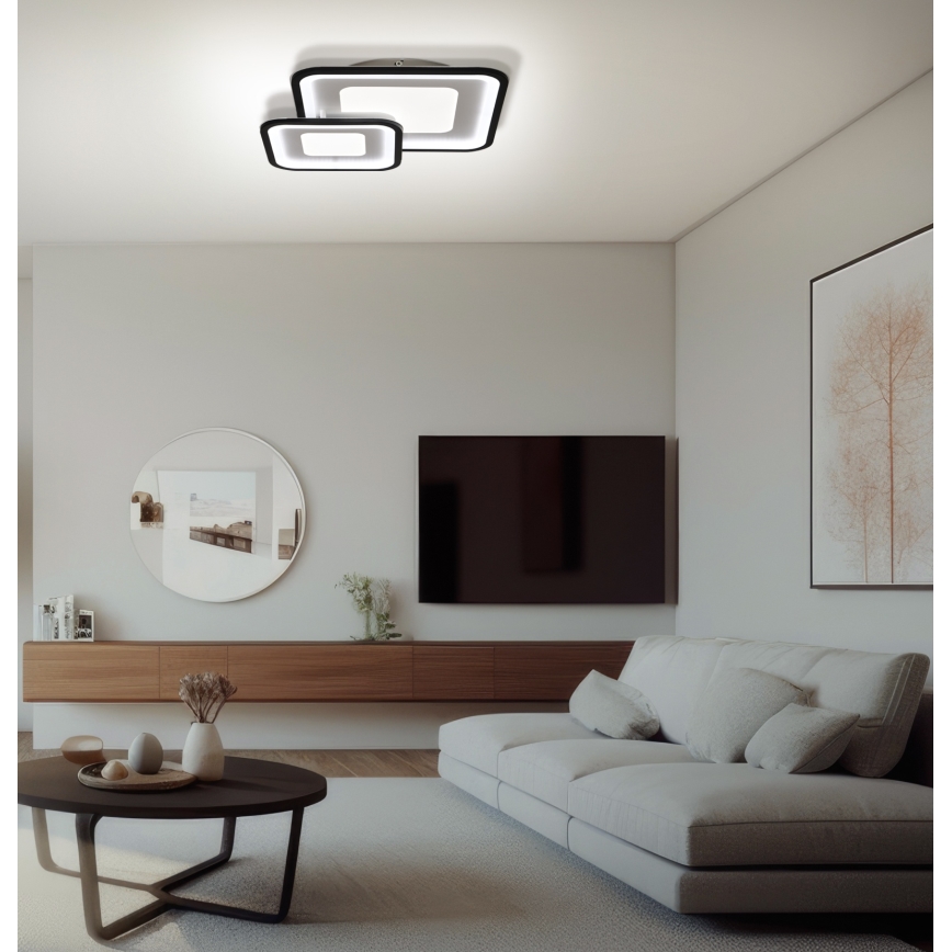 Brilagi - Светодиодный потолочный светильник с регулированием яркости TANDORA LED/49W/230V 3000/4000/6000K + дистанционное управление