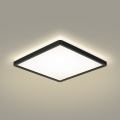 Brilagi - Светодиодный потолочный светильник с регулированием яркости ULTRA SLIM LED/18W/230V 2700-6500K 30x30 см черный + дистанционное управление