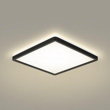 Brilagi - Светодиодный потолочный светильник с регулированием яркости ULTRA SLIM LED/18W/230V 2700-6500K 30x30 см черный + дистанционное управление