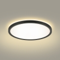 Brilagi - Светодиодный потолочный светильник с регулированием яркости ULTRA SLIM LED/18W/230V 2700-6500K диаметр 30 см черный + дистанционное управление