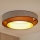 Brilagi - Светодиодный потолочный светильник с регулированием яркости VEGAS SHINE LED/24W/230V диаметр 60 см 3000/4000/6500K коричневый + дистанционное управление