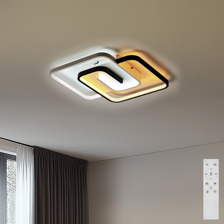 Brilagi - Светодиодный потолочный светильник с регулированием яркости VELO LED/64W/230V 3000-6500K + дистанционное управление