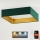 Brilagi - Светодиодный потолочный светильник с регулированием яркости VELVET SQUARE SMART LED/36W/230V 2700-6500K Wi-Fi Tuya + дистанционное управление зеленый