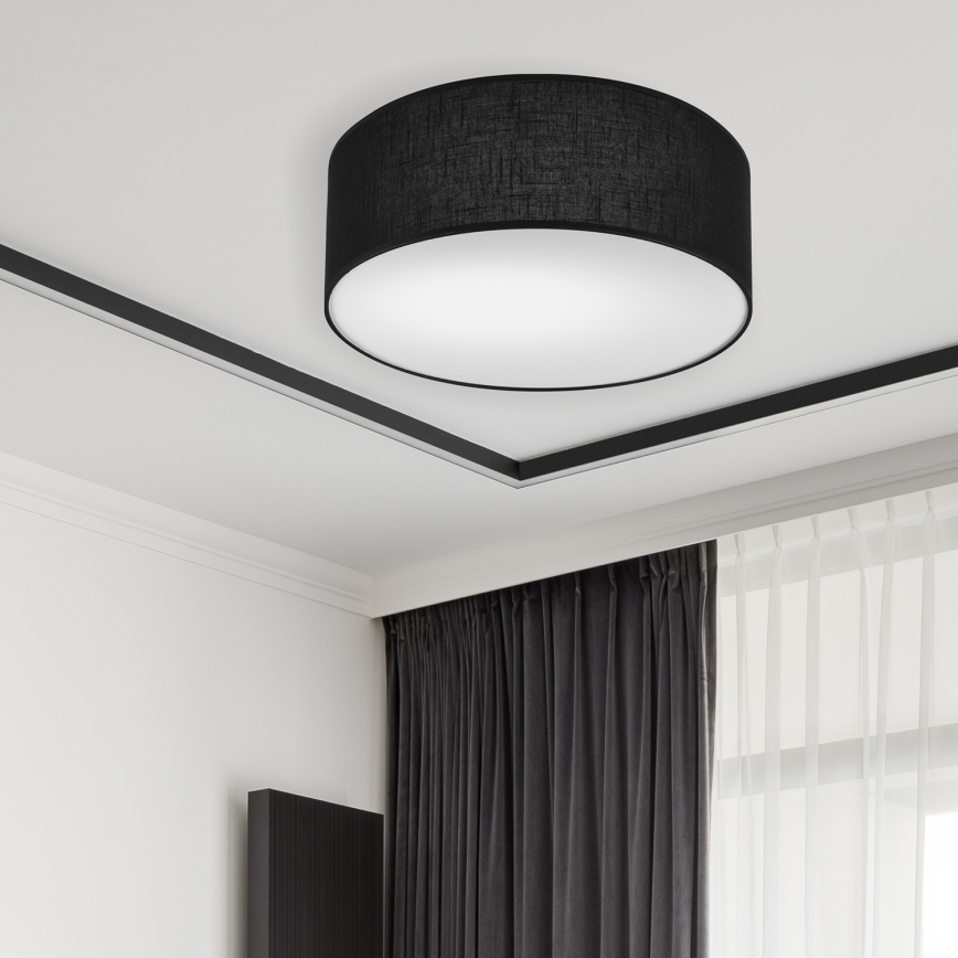 Brilagi - Светодиодный потолочный светильник SIRIJA LED/12W/230V диаметр 35 см черный