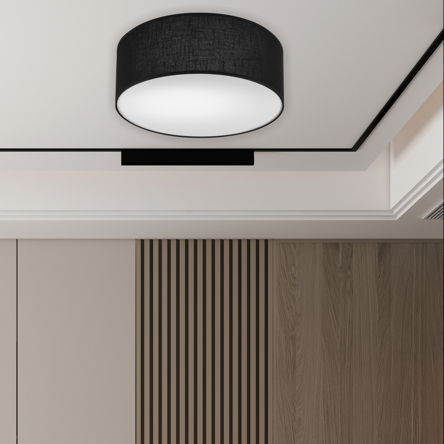 Brilagi - Светодиодный потолочный светильник SIRIJA LED/12W/230V диаметр 35 см черный