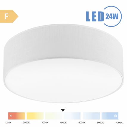 Brilagi - Светодиодный потолочный светильник SIRIJA LED/24W/230V диаметр 45 см белый