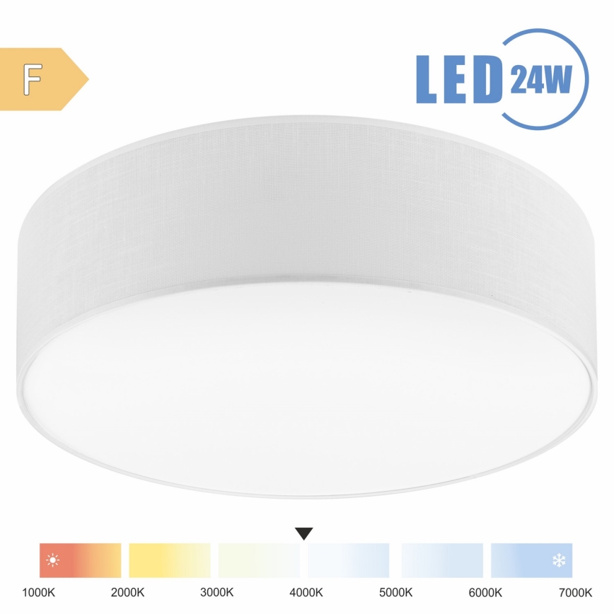 Brilagi - Светодиодный потолочный светильник SIRIJA LED/24W/230V диаметр 45 см белый